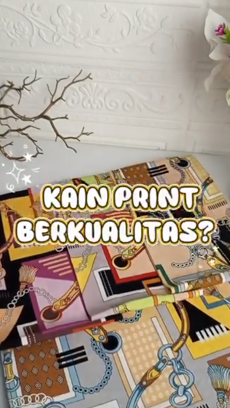 <p>Pilih kain printing berkualitas untuk hasil yan